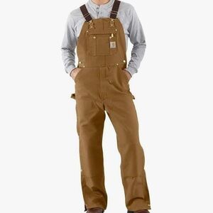 Carhartt Men's Zip To Thigh Bib Overall Unlined | 32x28